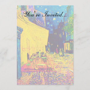 Vincent Van Gogh - Caféterras bij Nacht Pop Art Kaart