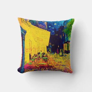 Vincent Van Gogh - Caféterras bij Nacht Pop Art Kussen