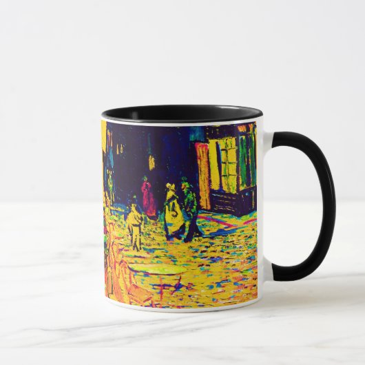 Vincent Van Gogh - Caféterras bij Nacht Pop Art Mok (Rechts)