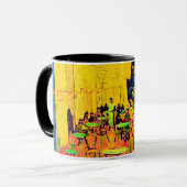 Vincent Van Gogh - Caféterras bij Nacht Pop Art Mok (Voorkant links)