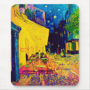 Vincent Van Gogh - Caféterras bij Nacht Pop Art Muismat