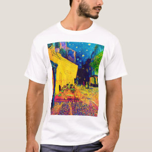 Vincent Van Gogh - Caféterras bij Nacht Pop Art T-shirt