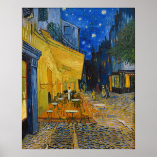 Vincent van Gogh - Caféterras bij nacht Poster