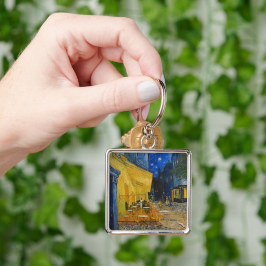 Vincent van Gogh - Caféterras bij nacht Sleutelhanger (Hand)