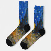 Vincent van Gogh - Caféterras bij nacht Sokken (Links)