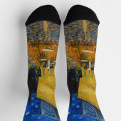 Vincent van Gogh - Caféterras bij nacht Sokken (Top)