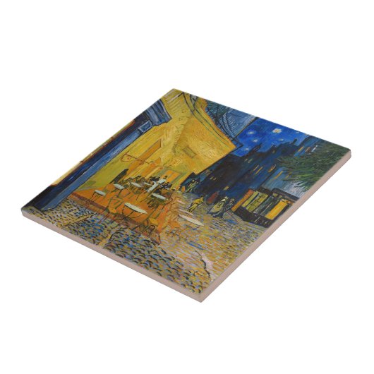 Vincent van Gogh - Caféterras bij Nacht Tegeltje (Zijkant)