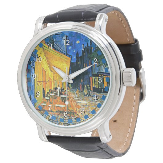 Vincent Van Gogh: Caféterras Horloge (Gekanteld)