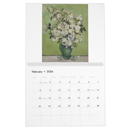 VINCENT VAN GOGH Calendar Kalender (Feb 2026)