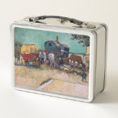 Vincent Van Gogh - Caravans, zigeunerkamp bij Arle (Achterkant)