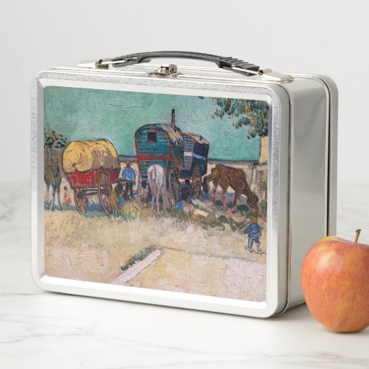 Vincent Van Gogh - Caravans, zigeunerkamp bij Arle (In situ)