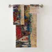 Vincent Van Gogh - Caravans, zigeunerkamp bij Arle Bad Handdoek (Insitu)