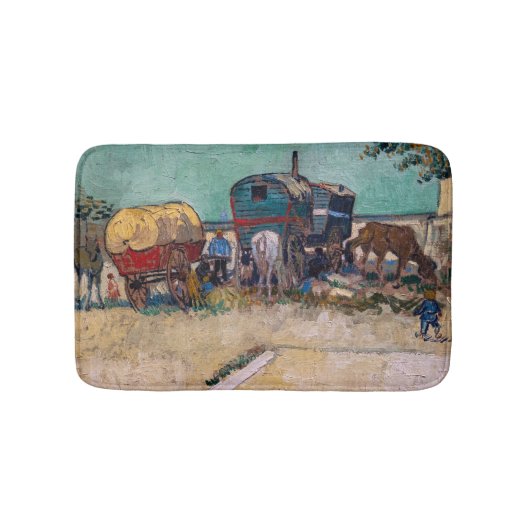 Vincent Van Gogh - Caravans, zigeunerkamp bij Arle Badmat (Voorkant)