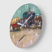 Vincent Van Gogh - Caravans, zigeunerkamp bij Arle Grote Klok (Hoek)