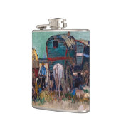 Vincent Van Gogh - Caravans, zigeunerkamp bij Arle Heupfles (Links)