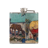 Vincent Van Gogh - Caravans, zigeunerkamp bij Arle Heupfles (Achterkant)