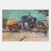 Vincent Van Gogh - Caravans, zigeunerkamp bij Arle Inpakpapier Vel (Voorkant 2)