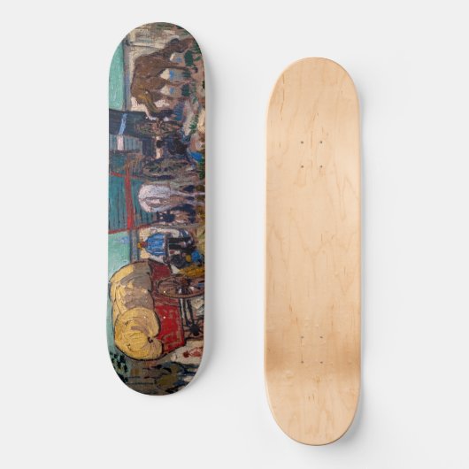 Vincent Van Gogh - Caravans, zigeunerkamp bij Arle Persoonlijk Skateboard (Voorkant)