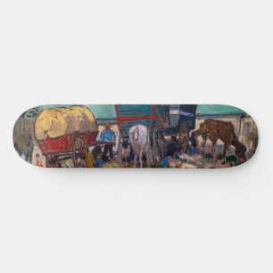 Vincent Van Gogh - Caravans, zigeunerkamp bij Arle Persoonlijk Skateboard