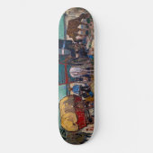 Vincent Van Gogh - Caravans, zigeunerkamp bij Arle Persoonlijk Skateboard (Voorkant)
