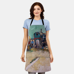 Vincent Van Gogh - Caravans, zigeunerkamp bij Arle Schort