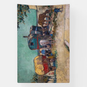Vincent Van Gogh - Caravans, zigeunerkamp bij Arle Spandoek (Verticaal)