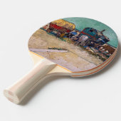 Vincent Van Gogh - Caravans, zigeunerkamp bij Arle Tafeltennisbatje (Voorkant Gekanteld)