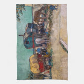 Vincent Van Gogh - Caravans, zigeunerkamp bij Arle Theedoek (Verticaal)
