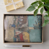 Vincent Van Gogh - Caravans, zigeunerkamp bij Arle Tissuepapier (Geschenk)