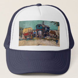 Vincent Van Gogh - Caravans, zigeunerkamp bij Arle Trucker Pet