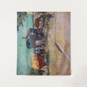 Vincent Van Gogh - Caravans, zigeunerkamp bij Arle Wandkleed (Voorkant)