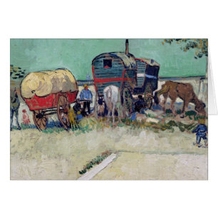 Vincent van Gogh   Caravans, zigeunerkampement
