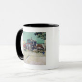 Vincent van Gogh | Caravans, zigeunerkampement Mok (Voorkant links)