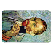 Vincent Van Gogh Cellphone Selfie Self Portret Magneet (Horizontaal)