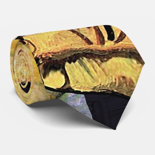 Vincent Van Gogh Cellphone Selfie Self Portret Stropdas (Opgerold)