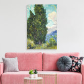 Vincent van Gogh - Cipressen Canvas Afdruk (Insitu (Woonkamer))