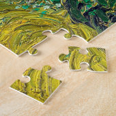 Vincent Van Gogh Cipressen Fijne Kunst Legpuzzel (Zijkant)