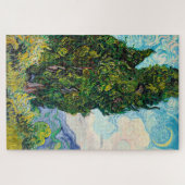 Vincent Van Gogh Cipressen Fijne Kunst Legpuzzel (Horizontaal)