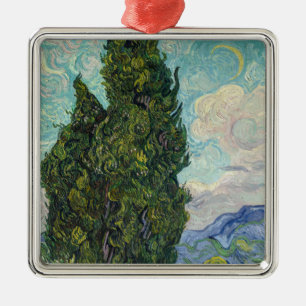Vincent van Gogh - Cipressen Metalen Ornament
