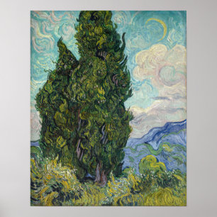 Vincent van Gogh - Cipressen Poster