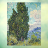 Vincent van Gogh - Cipressen Raamsticker (Vel 3)