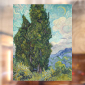 Vincent van Gogh - Cipressen Raamsticker (Vel 2)