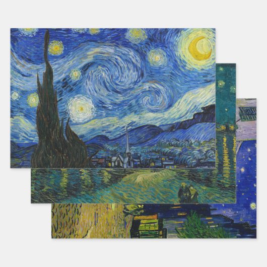 Vincent van Gogh Collectie, Decoupage Inpakpapier Vel (Set)