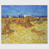Vincent van Gogh Corn Harvest in Provence Cadeaupapier (Vlak)