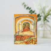 Vincent van Gogh Corridor in de Assylum Briefkaart (Staand voorkant)