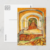 Vincent van Gogh Corridor in de Assylum Briefkaart (Voorkant / Achterkant)