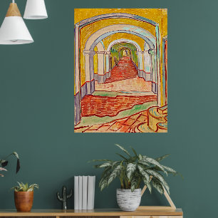 Vincent van Gogh Corridor in het Asielhuis Fijne K Poster