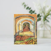 Vincent van Gogh - Corridor of Saint Paul Hospital Briefkaart (Staand voorkant)