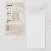 Vincent van Gogh - Corridor of Saint Paul Hospital Visitekaartje (Voorkant / Achterkant)