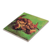 Vincent van Gogh - Crab op zijn achterste fijne ku Tegeltje (Zijkant)